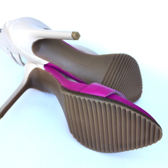 BCBGeneration Leather Pink & Cream Sandal - Picture 8 of 8